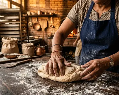 Kneading dough
