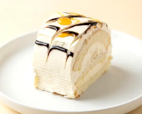 Butterscotch Pastry Slice